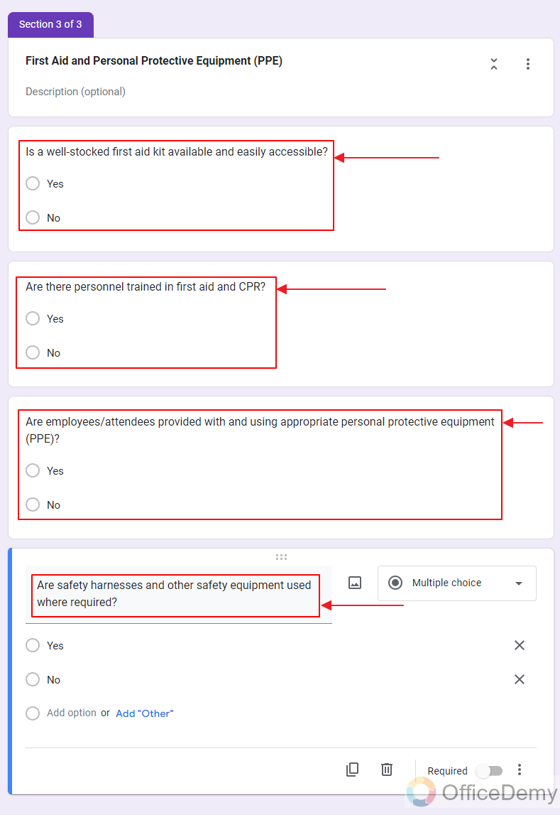 how to create a checklist in google forms 8