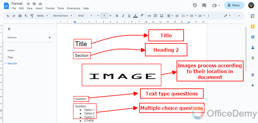 how to create a google form from a word document 5