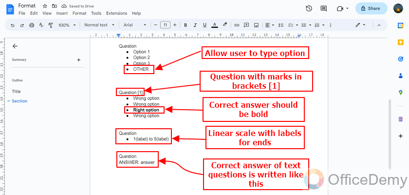 how to create a google form from a word document 6