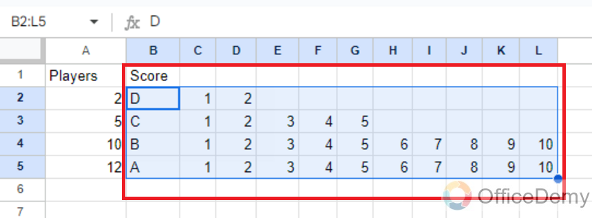 how to create dot plots in Google Sheets 5