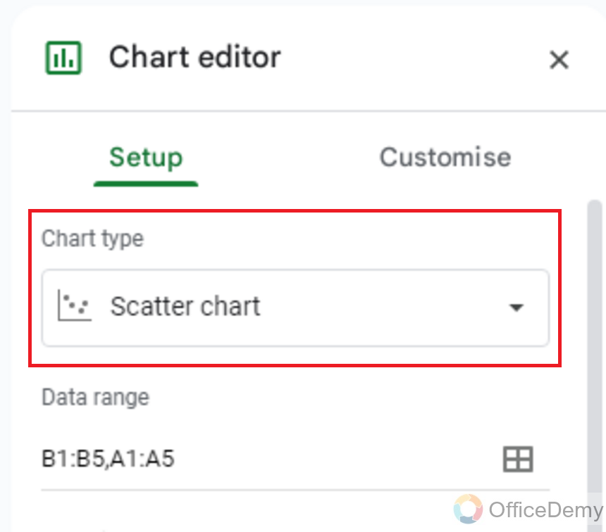 how to create dot plots in Google Sheets 7