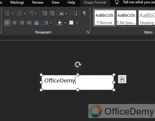 how to curve text in Microsoft word 3