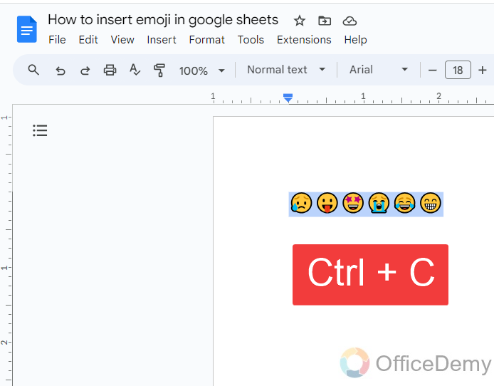 how to insert emoji in google sheets 11