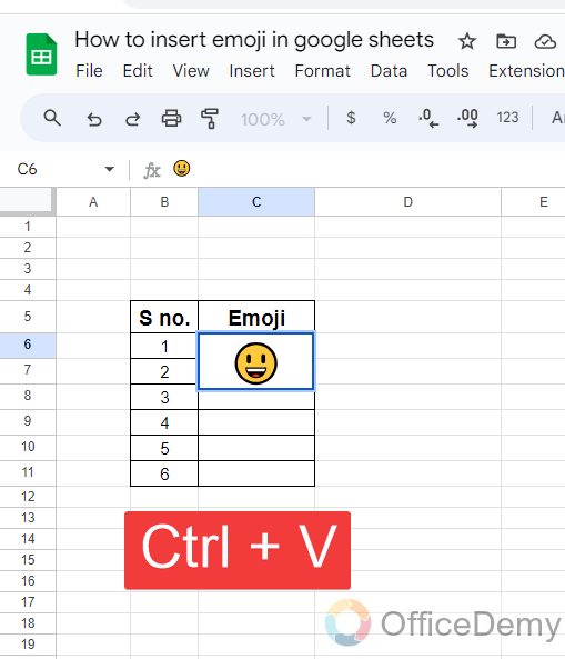 how to insert emoji in google sheets 19