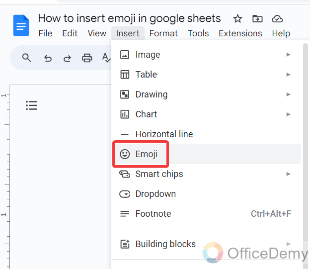 how to insert emoji in google sheets 7