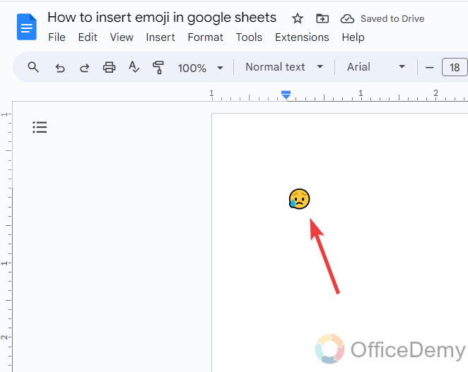 how to insert emoji in google sheets 9