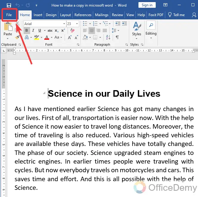 how to make a copy in microsoft word 5