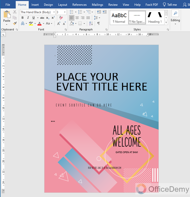 how to make a pamphlet on microsoft word 28
