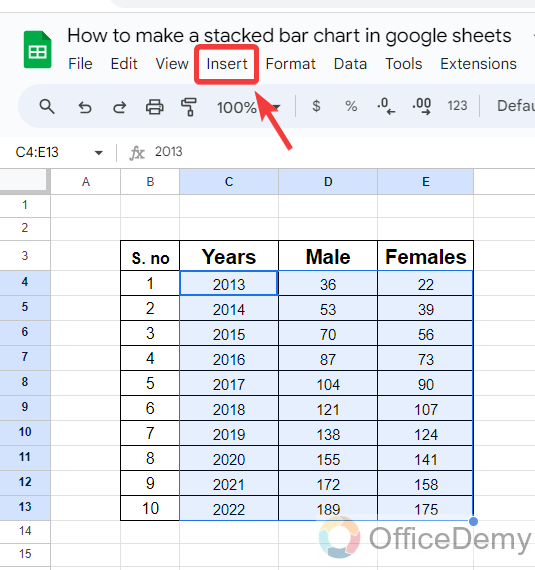 how to make a stacked bar chart in google sheets 3