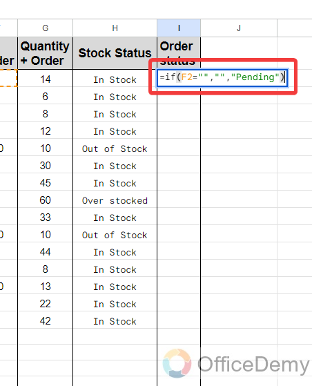 how to make an inventory list on google Sheets 17