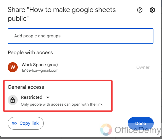 how to make google sheets public 2