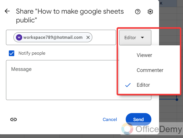 how to make google sheets public 8