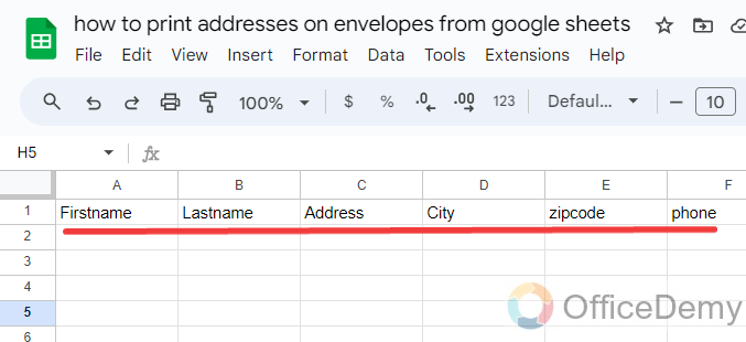 how to print addresses on envelopes from google sheets 1