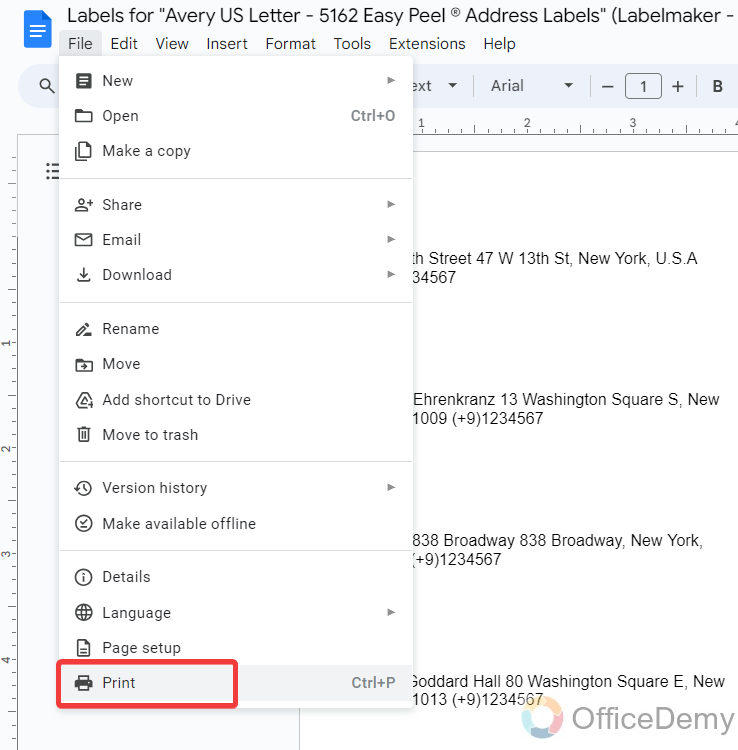 how to print addresses on envelopes from google sheets 21