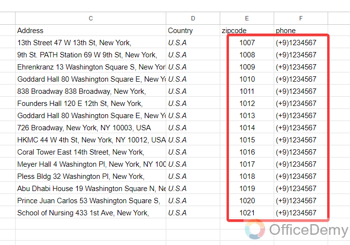 how to print addresses on envelopes from google sheets 4