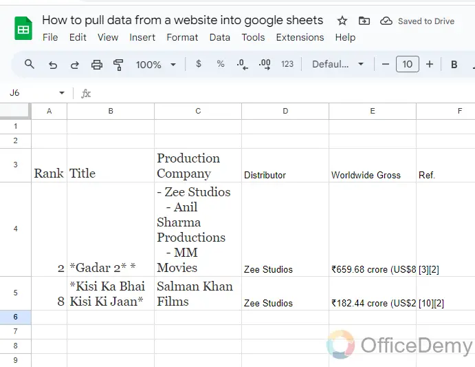 how to pull data from a website into google sheets 26
