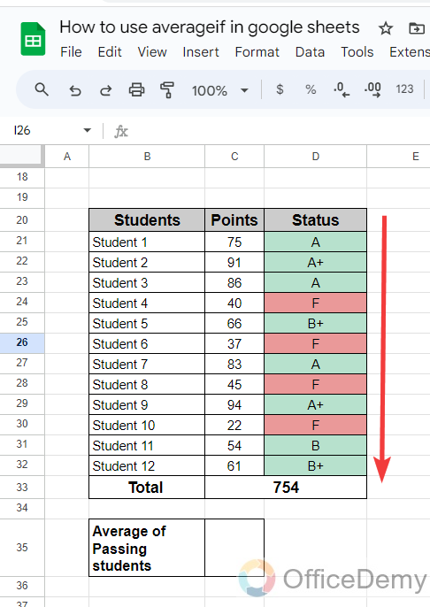how to use averageif in google sheets 17