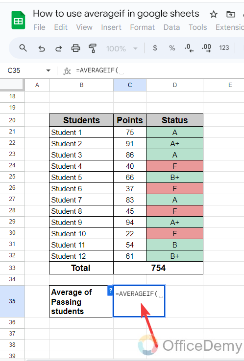 how to use averageif in google sheets 19