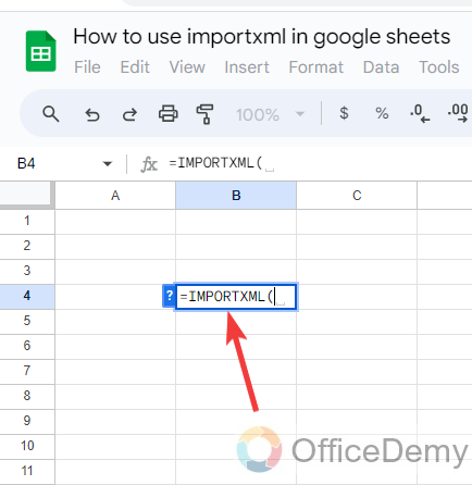 how to use importxml in google sheets 1