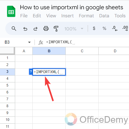 how to use importxml in google sheets 14