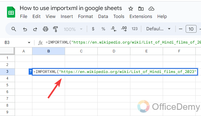 how to use importxml in google sheets 19