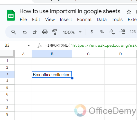 how to use importxml in google sheets 23
