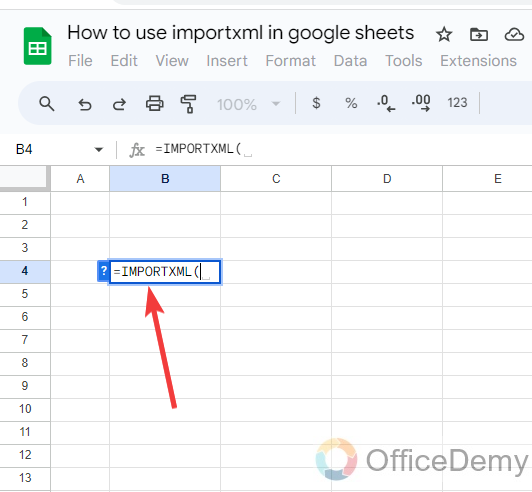 how to use importxml in google sheets 9