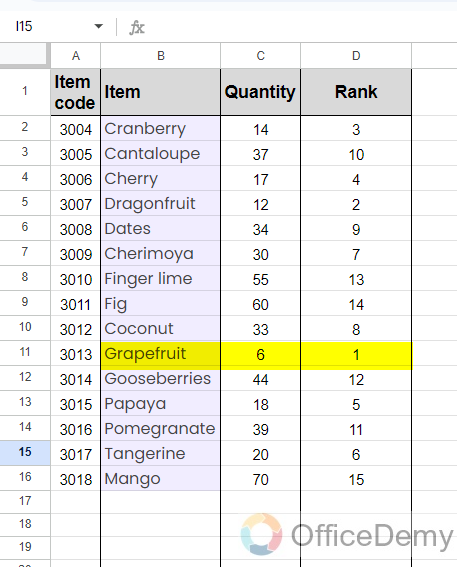 how to use rank in google sheets 13