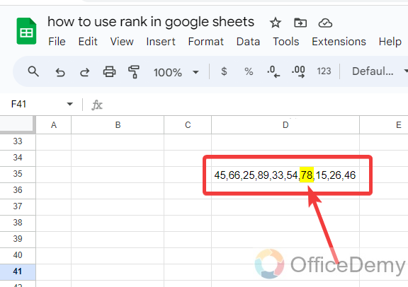how to use rank in google sheets 14