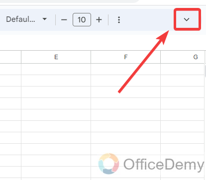 how to view toolbar in google sheets 2