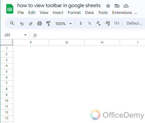 how to view toolbar in google sheets 7