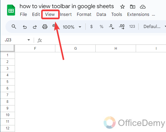 how to view toolbar in google sheets 8