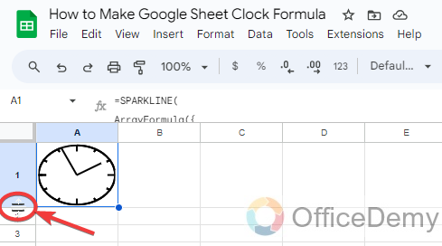 How to Make a Google Sheets Formula Clock 3