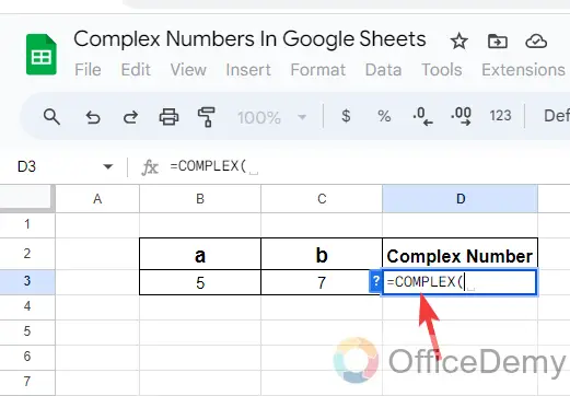 Complex Numbers In Google Sheets 2