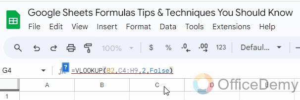Google Sheets Formulas Tips & Techniques You Should Know 1