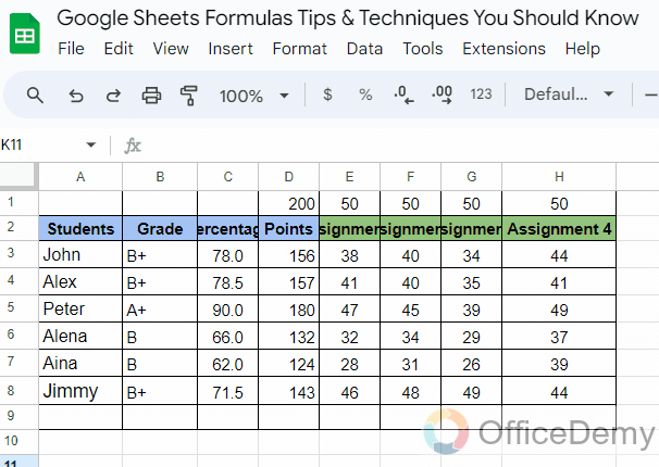 Google Sheets Formulas Tips & Techniques You Should Know 3