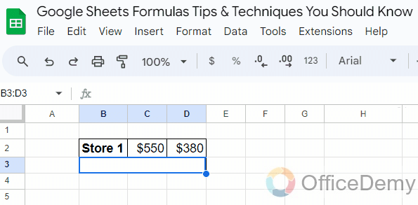 Google Sheets Formulas Tips & Techniques You Should Know 4