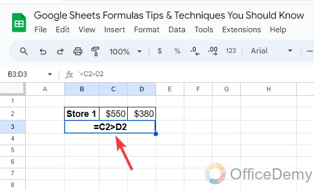 Google Sheets Formulas Tips & Techniques You Should Know 6