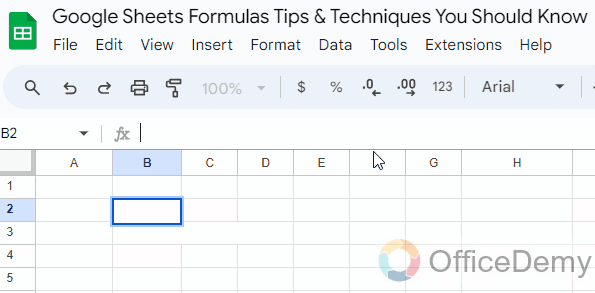 Google Sheets Formulas Tips & Techniques You Should Know 10