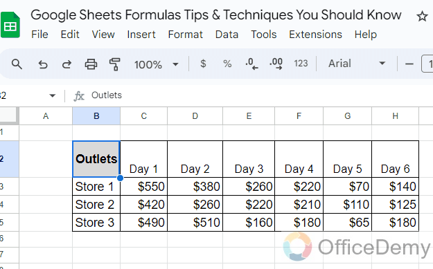 Google Sheets Formulas Tips & Techniques You Should Know 20