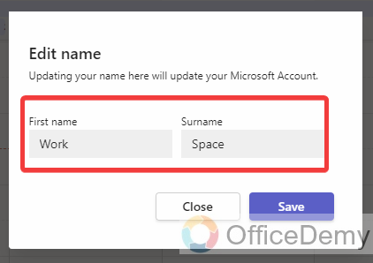 How to Change Name on Microsoft Teams 4