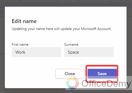 How to Change Name on Microsoft Teams 5