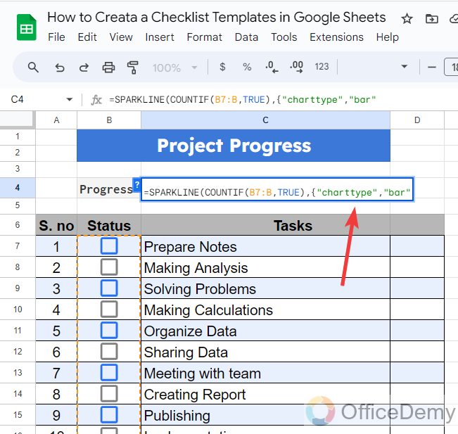 How to Create a Checklist Template in Google Sheets 21
