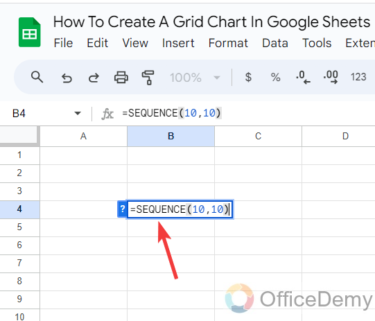 How to Create a Grid Chart in Google Sheets 1