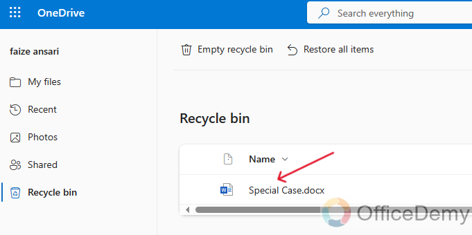 How to Delete files from OneDrive 12