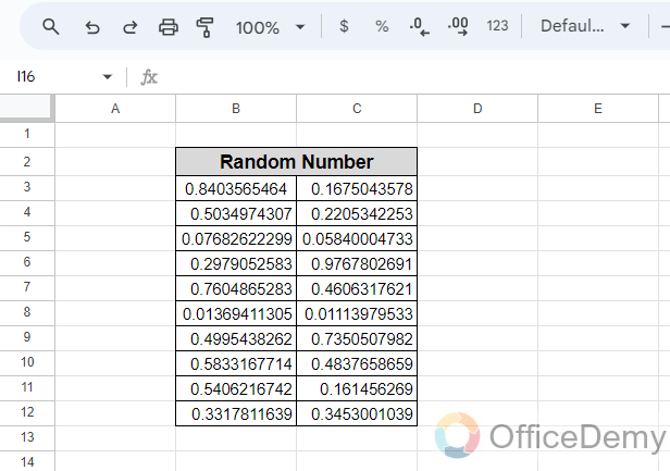 How to Generate a Random Number in Google Sheets 14