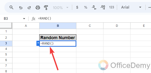 How to Generate a Random Number in Google Sheets 2