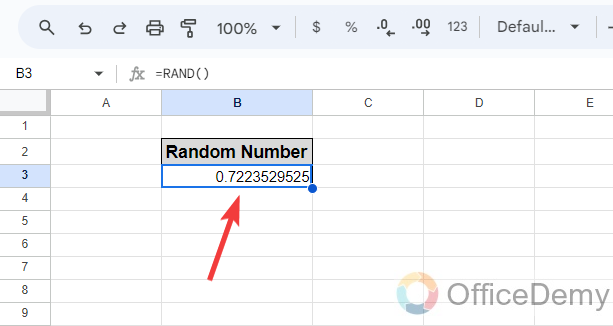 How to Generate a Random Number in Google Sheets 3