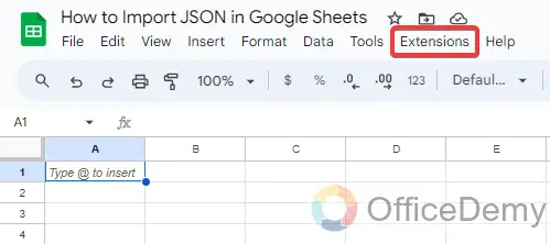 How to Import JSON in Google Sheets 2