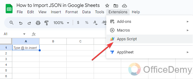 How to Import JSON in Google Sheets 3